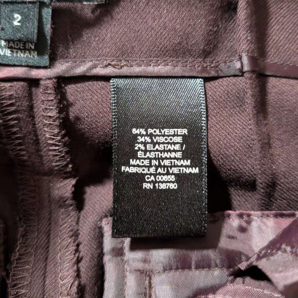 RW&CO ankle length dress pants high waist belted size 2 - Picture 9 of 13